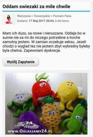 Co ludzie zrobią, by dostać Słodziaki i Świeżaki?