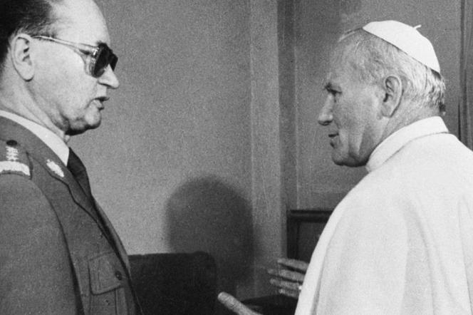 Jan Paweł II i gen. Jaruzelski