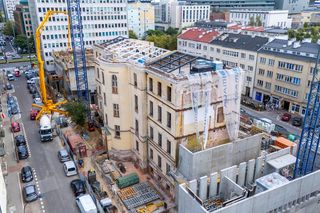 Muzeum Getta Warszawskiego - na dachu zawisła wiecha! To koniec pewnego etapu prac