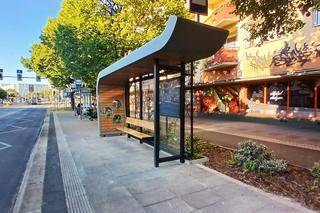 Wysuszone zielone przystanki