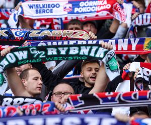 Kibice Górnika Zabrze na stadionie