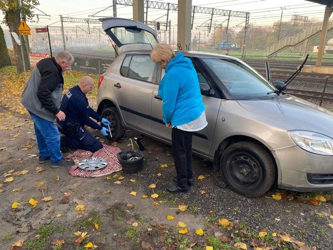 Inowrocławscy funkcjonariusze podczas zaledwie kilku godzin służby dwukrotnie pomogli obywatelom