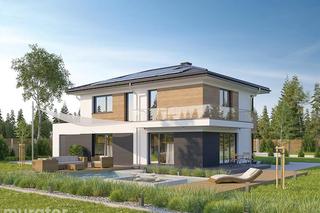 Projekt domu Wzorcowy - wariant I od Muratora - wizualizacje, plany, rysunki