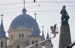 Pomnik Tadeusza Kościuszki na Placu Wolności w Łodzi będzie wyglądał jak nowy