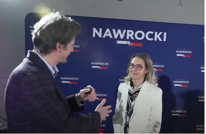 Daniel Nawrocki z dziewczyną 