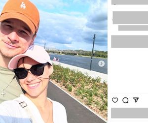 Daniel Nawrocki z koleżanką 