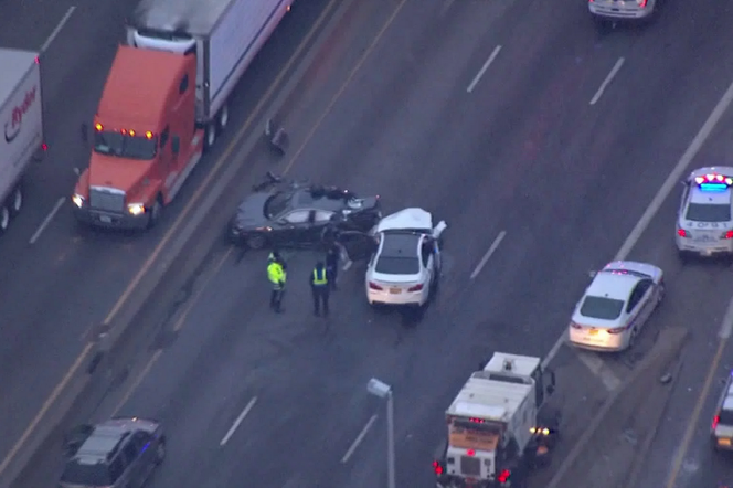 wypadek na  Cross Bronx Expressway.