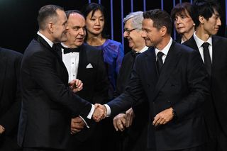 Rafał Trzaskowski i Radosław Sikorski na uroczystej gali po Konkursie Chopinowskim