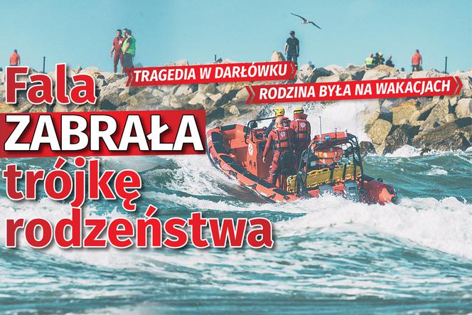 Fala zabrała trójkę rodzeństwa