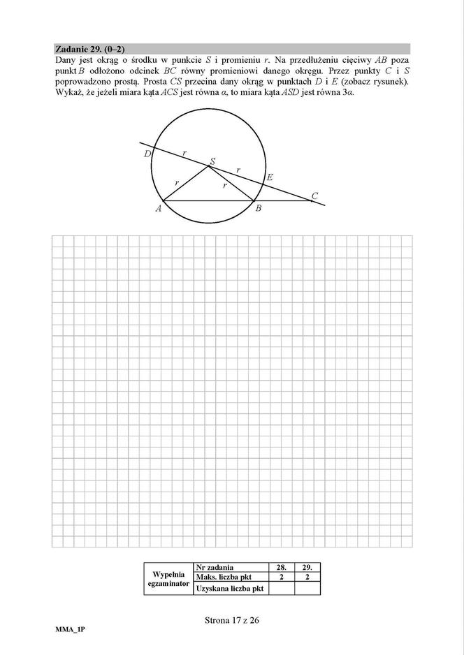 Matura 2019 z matematyki