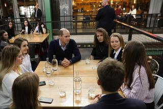 Książę William w hali Koszyki spotkał się z dziećmi z Ukrainy