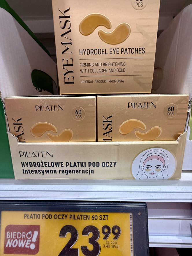 Płatki pod oczy w Biedronce