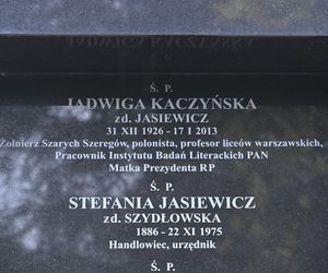 Grób rodziców Jarosława  Kaczyńskiego