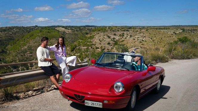 	Barwy szczęścia, odc. 3142. Justin (Jasper Sołtysiewicz), Regina (Kamila Kamińska), Franek (Mateusz Banasiuk)