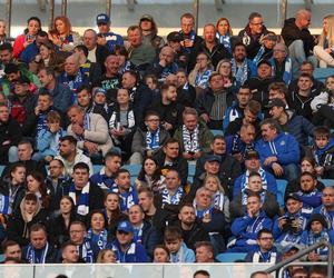 Kibice na Stadionie Śląskim podczas Wielkich Derbów Śląska (16.03.2024)