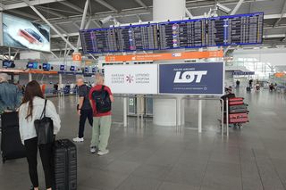Terminal warszawskiego lotniska im. Chopina
