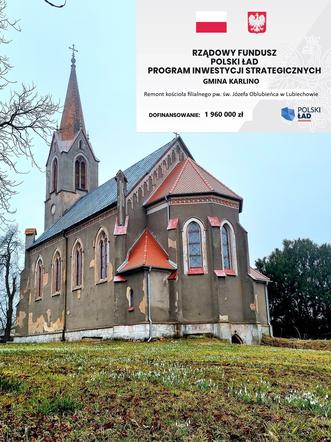 Niebawem rozpocznie się remont dachu kościoła pw. św. Józefa Oblubieńca w Lubiechowie