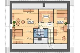 Projekt domu C333j Miarodajny wariant X - wizualizacje, plany, propozycje aranżacji, zdjęcia z budowy