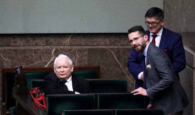 Jarosław Kaczyński w sejmie