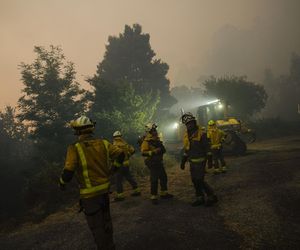 Pożary w Hiszpanii.