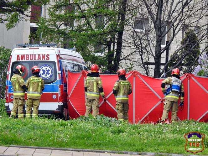 Kolejny dramat w Tychach. 43-latek spadł z wysokości. Nie udało się go uratować