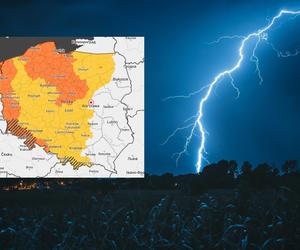 Alerty RCB dla 10 województw. Uwaga! Może być niebezpiecznie. Burze oraz intensywne opady