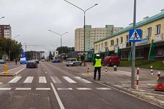 Fatalne potrącenie na przejściu dla pieszych przy ul. Wyszyńskiego. Kobieta trafił do szpitala [ZDJĘCIA]