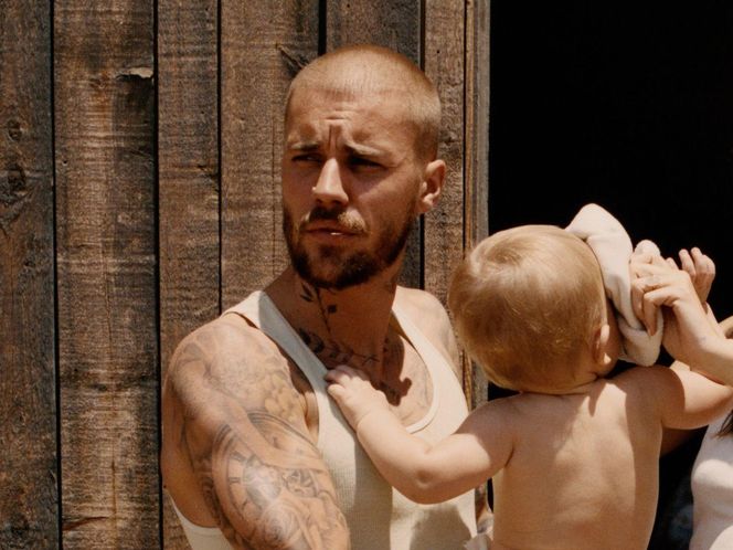 Justin Bieber z synem