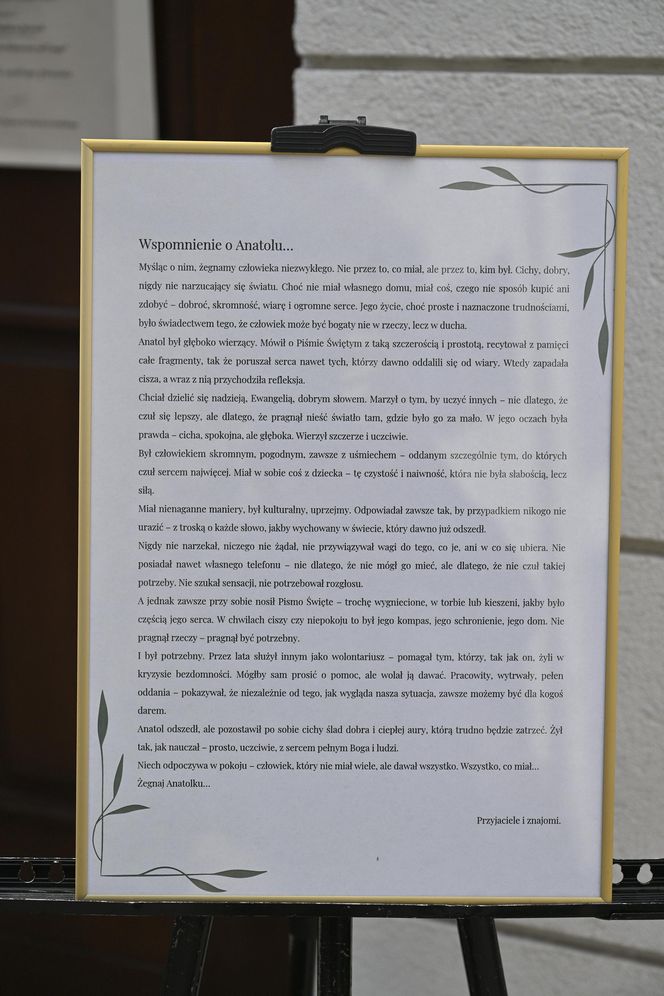 Pogrzeb pana Anatola