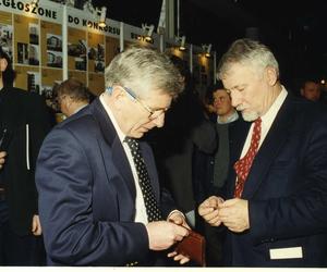 Od lewej: Andrzej Fajans, Andrzej Szyszko. Na drugim planie Andrzej Bulanda