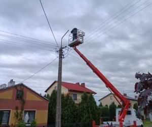 Trwa wymiana oświetlenia drogowego w gminie Wiśniew