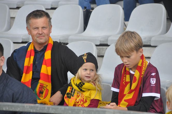 Korona Kielce - Lech Poznań. Zdjęcia kibiców na Exbud Arenie