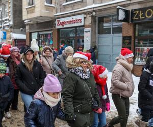 Parada w Mikołajów w Chorzowie na koniec Mikołajowego Festiwalu Czekolady z... owadami