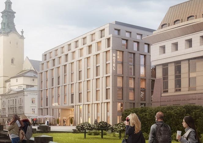 Polacy projektują w Ukrainie! We Lwowie trwa budowa hotelu według projektu Kuryłowicz & Associates