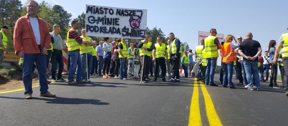 Węzeł Porosły. Przedsiębiorcy blokowali S8. Chcą lepszego dojazdu do swoich firm