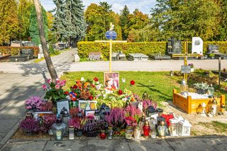 Grób Joanny Kołaczkowskiej na Cmentarzu Wojskowym na Powązkach