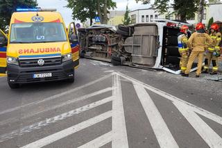 Wypadek w Lubrańcu. Wiele osób rannych po zderzeniu busa i osobówki 