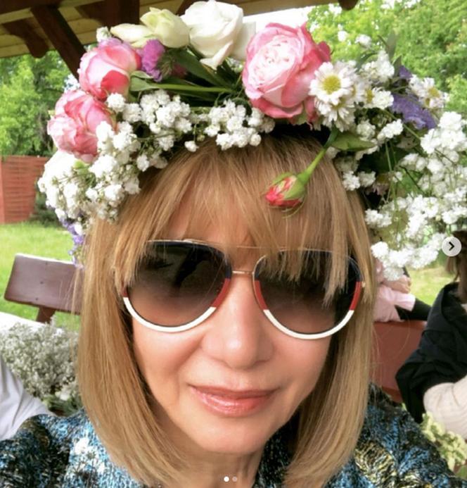 Grażyna Wolszczak na Instagramie została blondynką