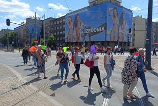 Strajk MOPS Łódź 22.06.