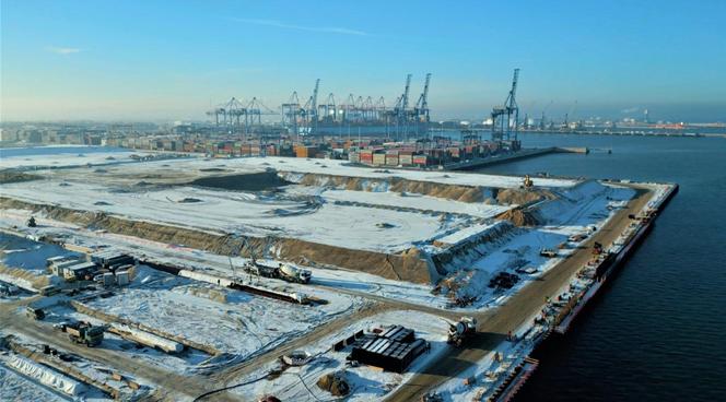 Budowa Terminala kontenerowego T3 Baltic Hub w Gdańsku