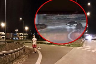Kierowca TIR-a staranował auto na A1 i uciekł. Trwają poszukiwania