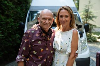 Barwy szczęścia odc. 3009. Tolek (Marek Siudym), Asia Sokalska (Anna Gzyra-Augustynowicz)