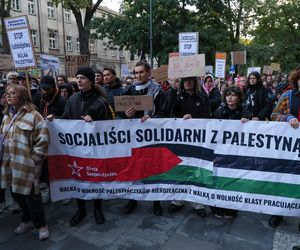 Manifestacja przed siedzibą MSZ w Warszawie (2.10.2025)
