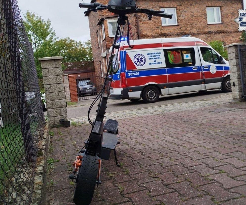 18-latek spadł z hulajnogi. Policja apeluje o rozwagę