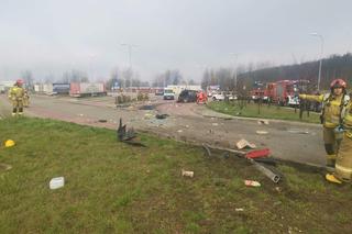 Tragiczny wypadek na autostradzie A1 w Dobieszowicach! Nie żyje młody kierowca [ZDJĘCIA]
