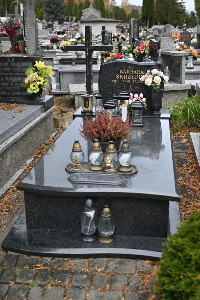 Tak wygląda grób Barbary Skrzypek