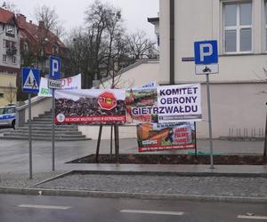 Protest rolników w Olsztynie 21 lutego. Co dzieje się w centrum?