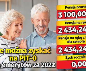 Ile można zyskać na PIT-0 dla emerytów za 2022
