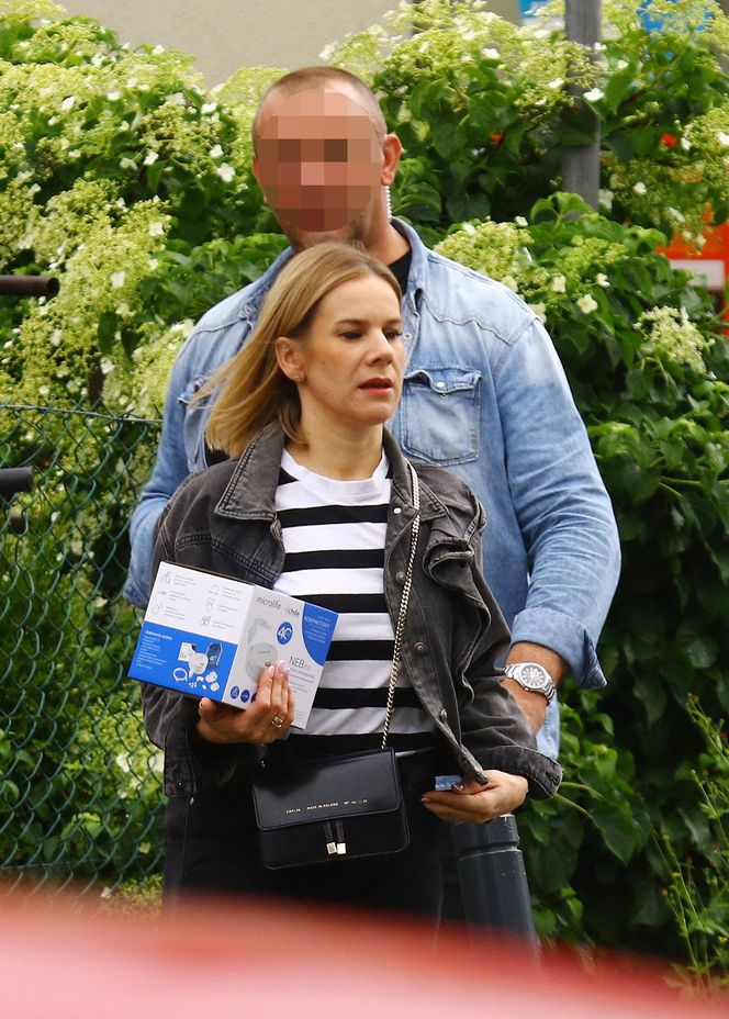 Zakupy Marty Nawrockiej pod okiem ochroniarza