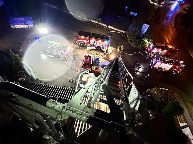 Pożar restauracji Imperium w Piekarach Śląskich. Popularny lokal doszczętnie zniszczony